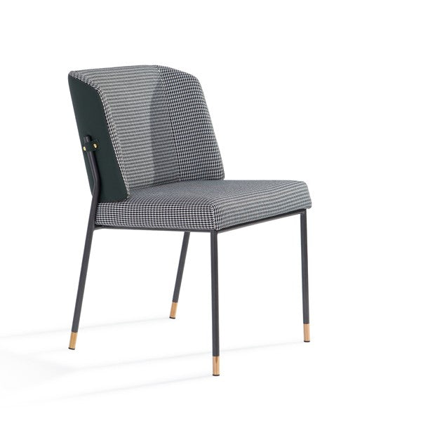 Victor Dining Chair - Houndstooth - Set of 2