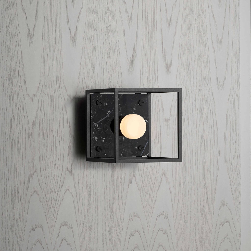 Buster + Punch Caged Small Cross in Black Marble