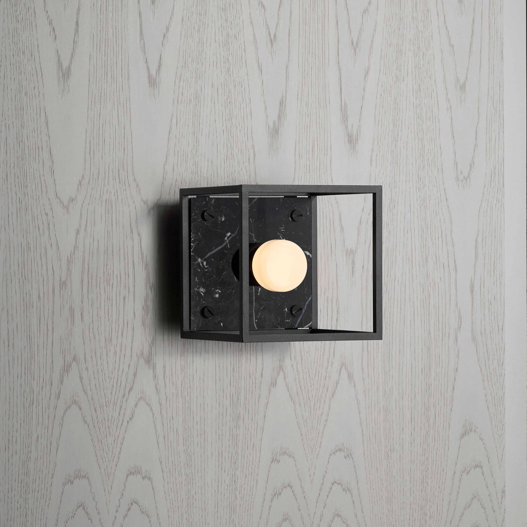 Buster + Punch Caged Small Cross in Black Marble