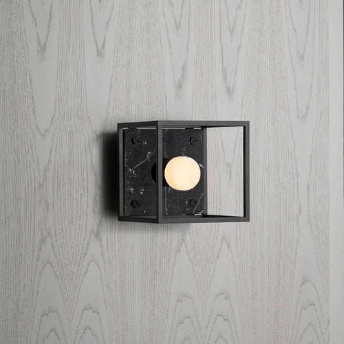 Buster + Punch Caged Small Cross in Black Marble