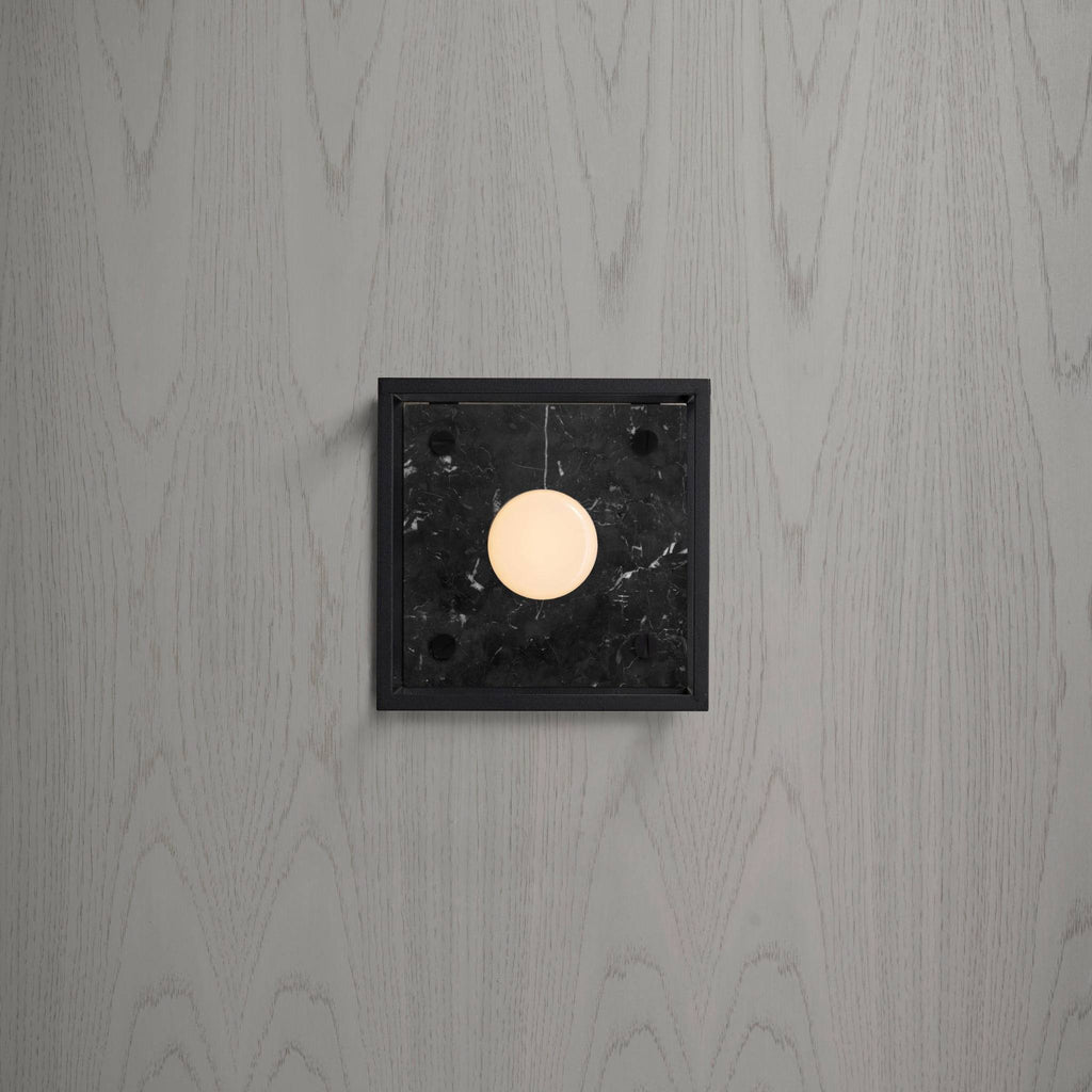 Buster + Punch Caged Small Cross in Black Marble, detail