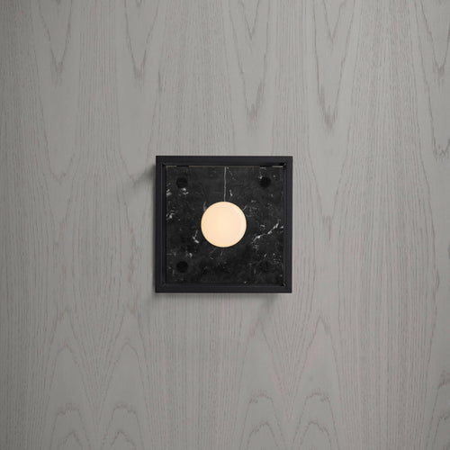 Buster + Punch Caged Small Cross in Black Marble, detail