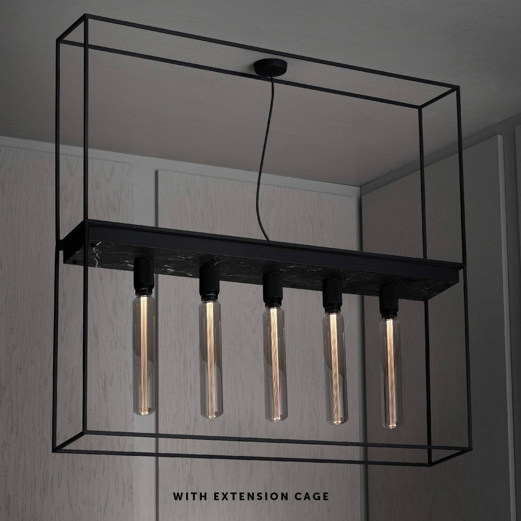 Buster + Punch Caged Ceiling 5.0 Cross in Black Marble, detail
