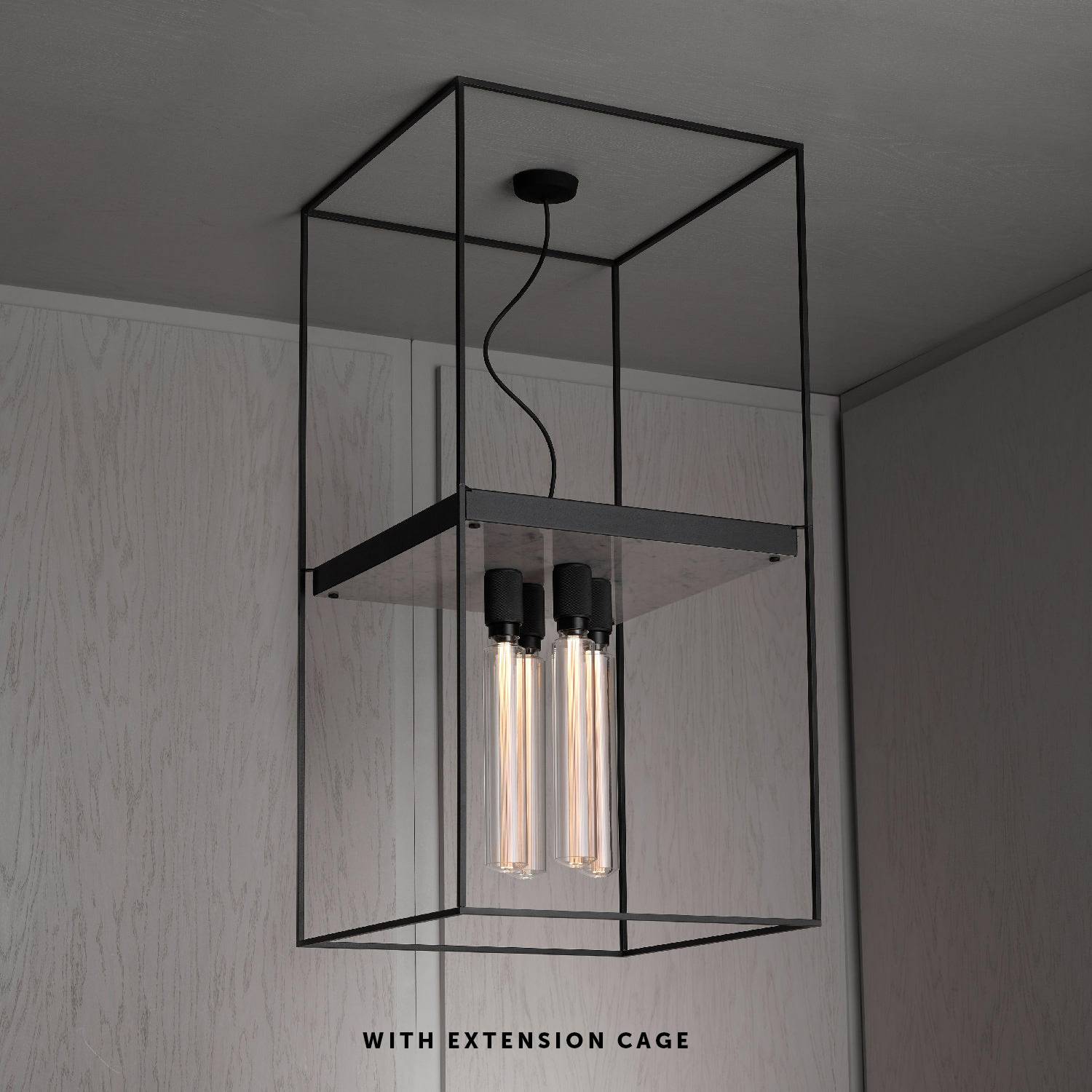 Buster + Punch Caged Ceiling 4.0 Cross in White Marble, detail