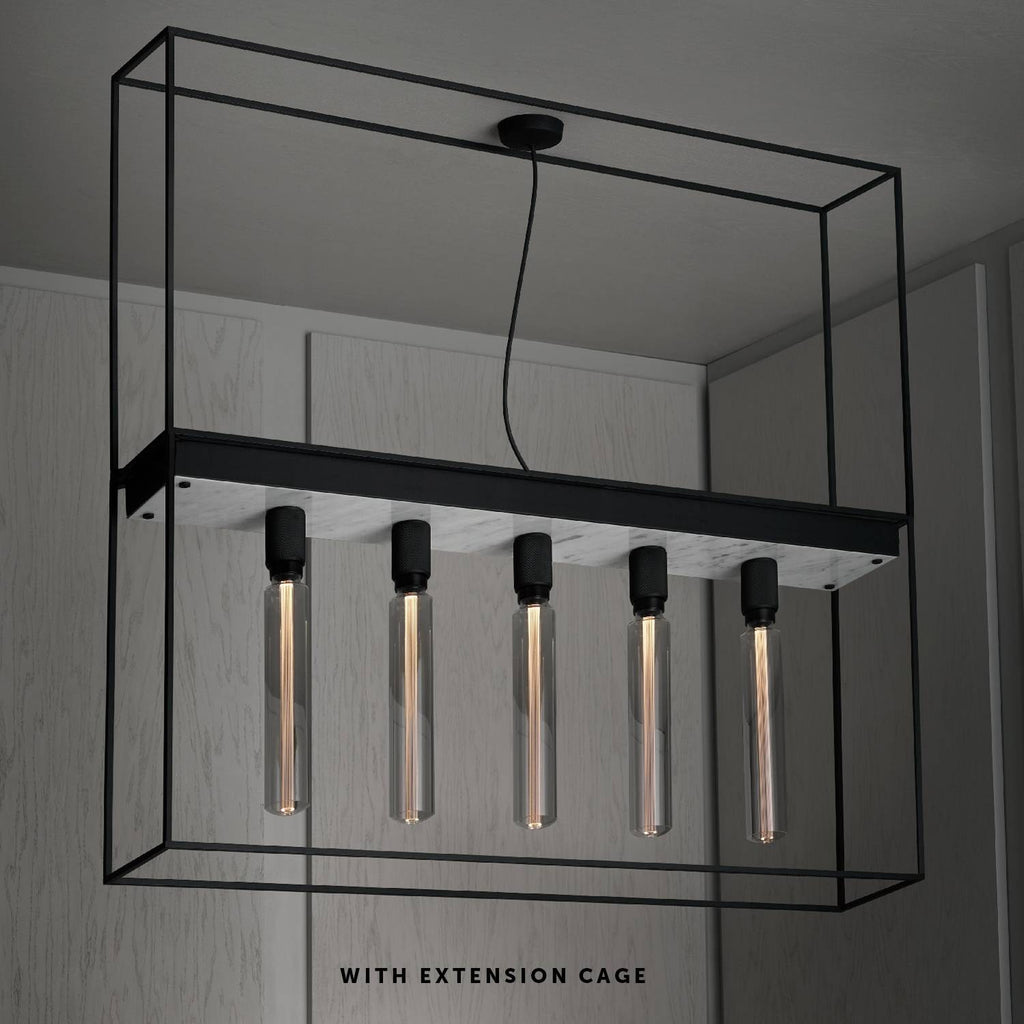 Buster + Punch Caged Ceiling 5.0 Cross in White Marble, detail