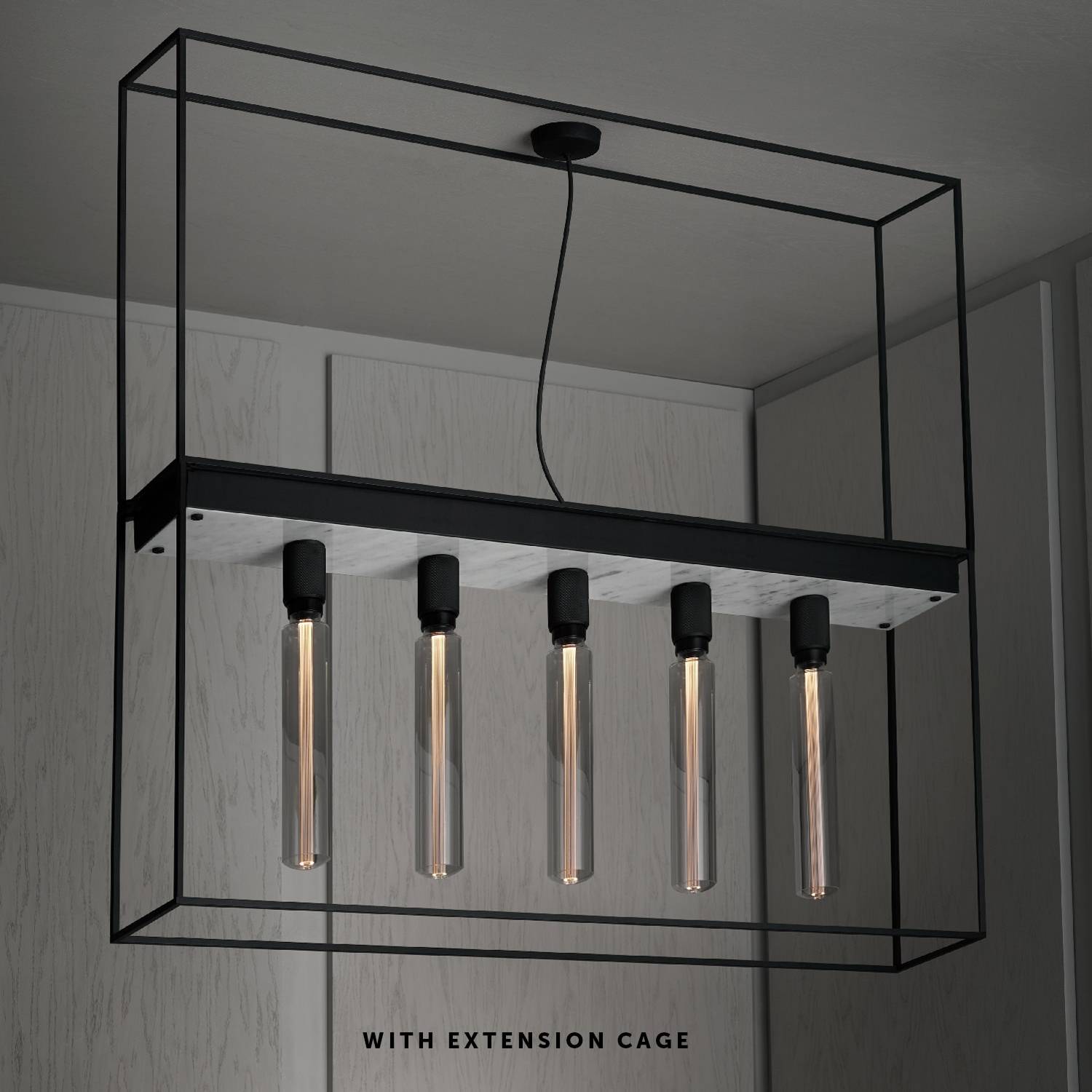Buster + Punch Caged Ceiling 5.0 Cross in White Marble, detail