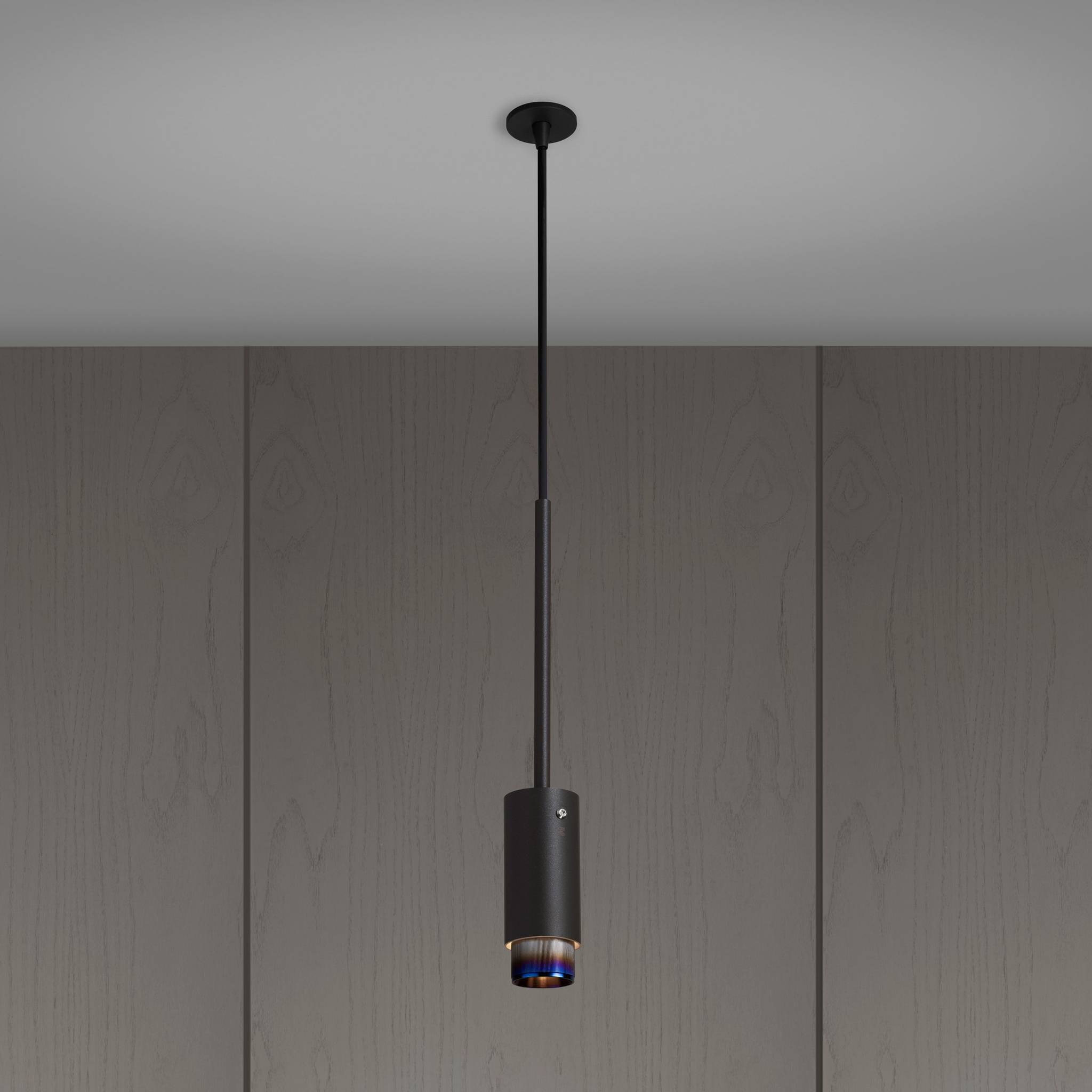 Buster + Punch Exhaust Pendant, graphite with metal detailing