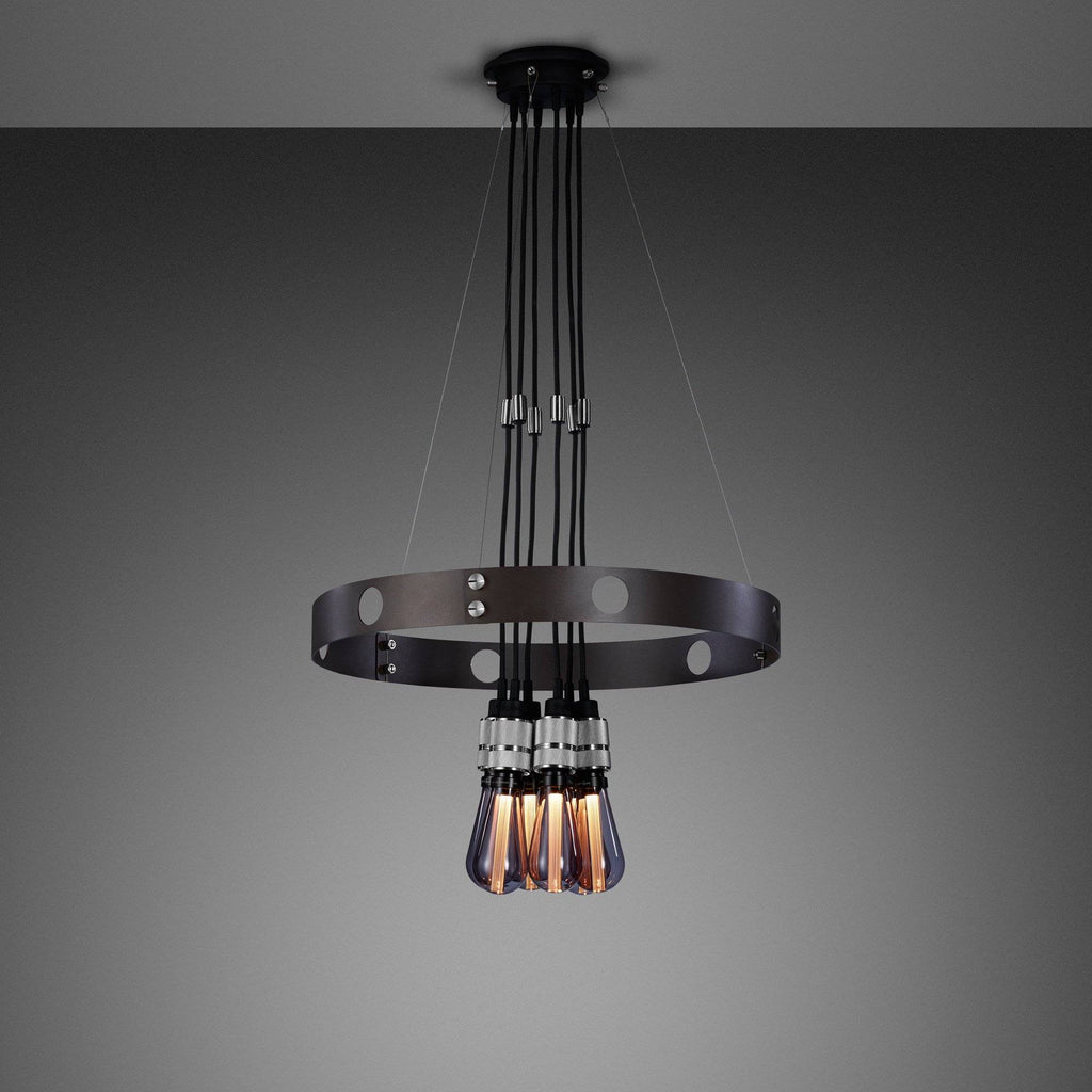 Buster + Punch Hero Light Graphite with Steel pendants