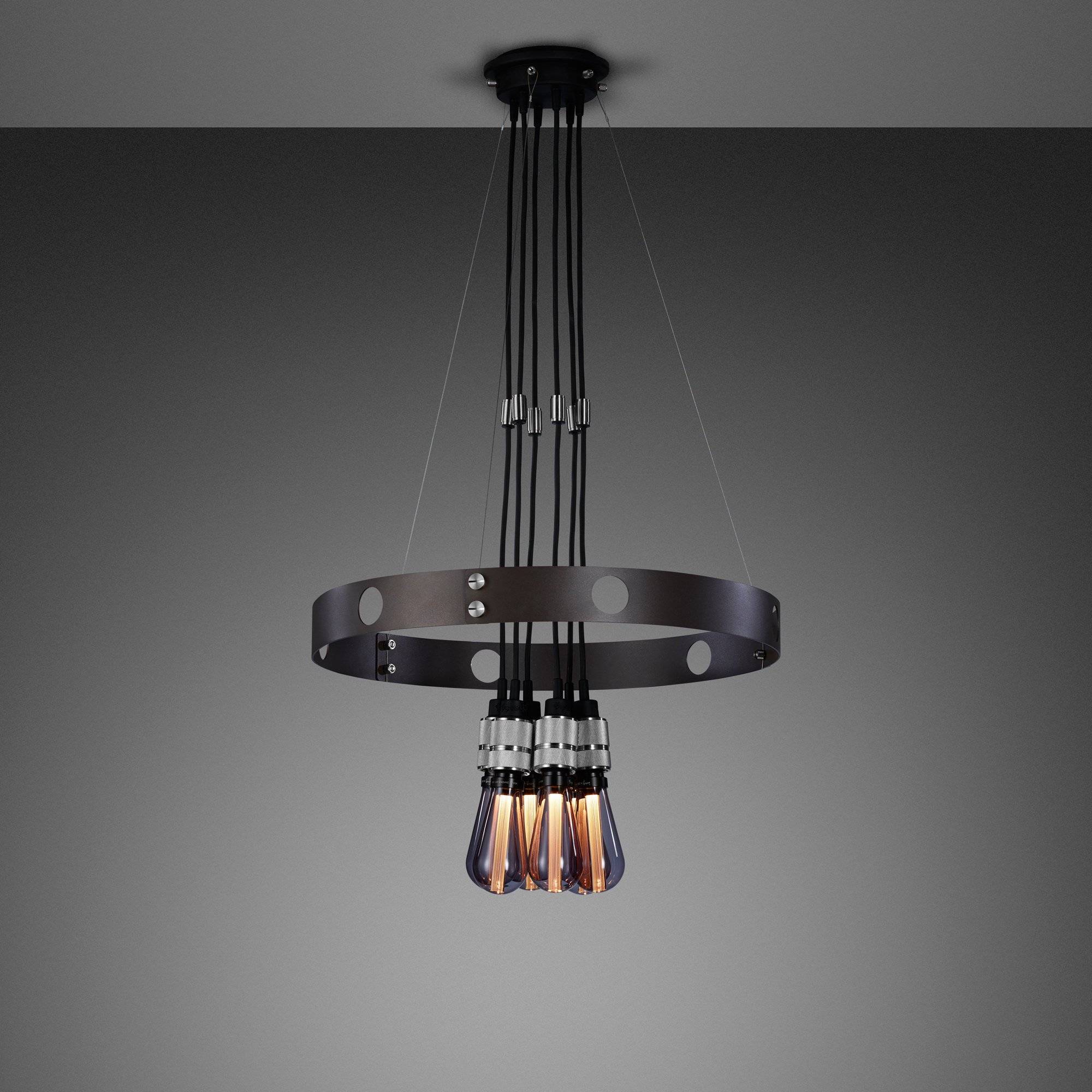 Buster + Punch Hero Light Graphite with Steel pendants