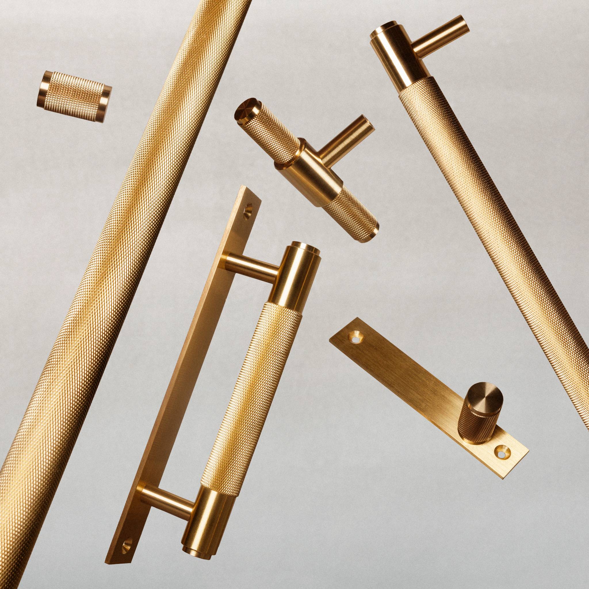Buster + Punch Thumbturn Lock Cross Knurl lifestyle