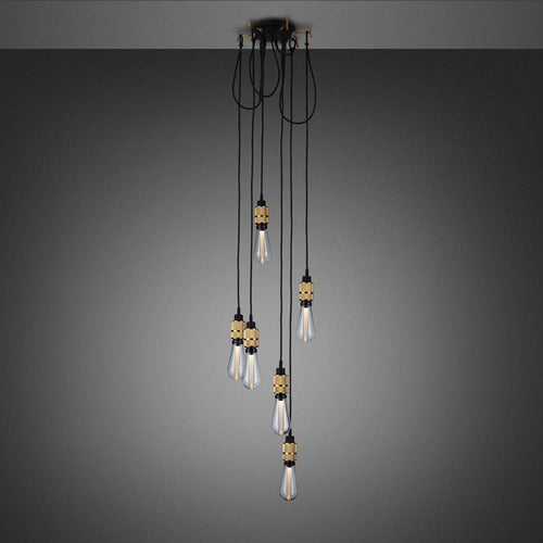 Buster + Punch Hooked 6.0 Nude chandelier in Brass