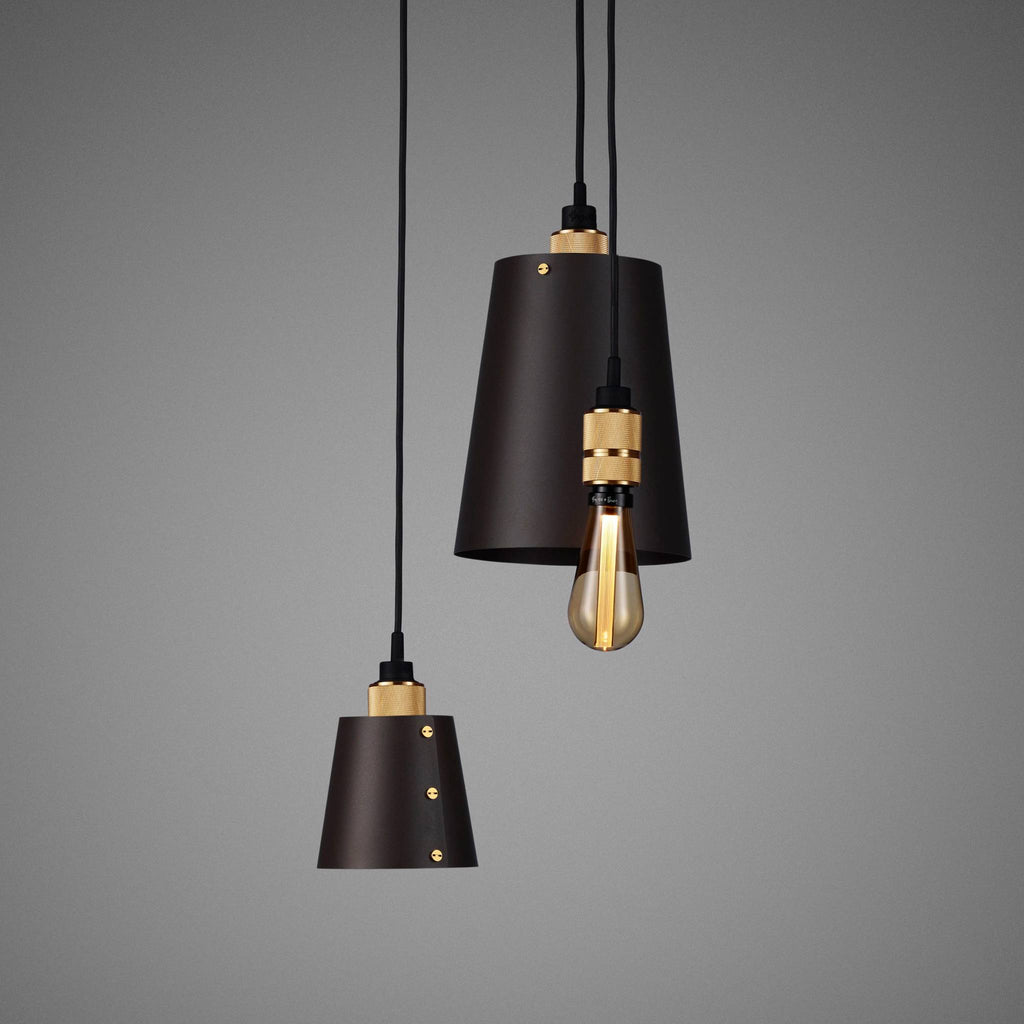 Buster + Punch Hooked 3.0 Mix Graphite with Brass pendants, detail