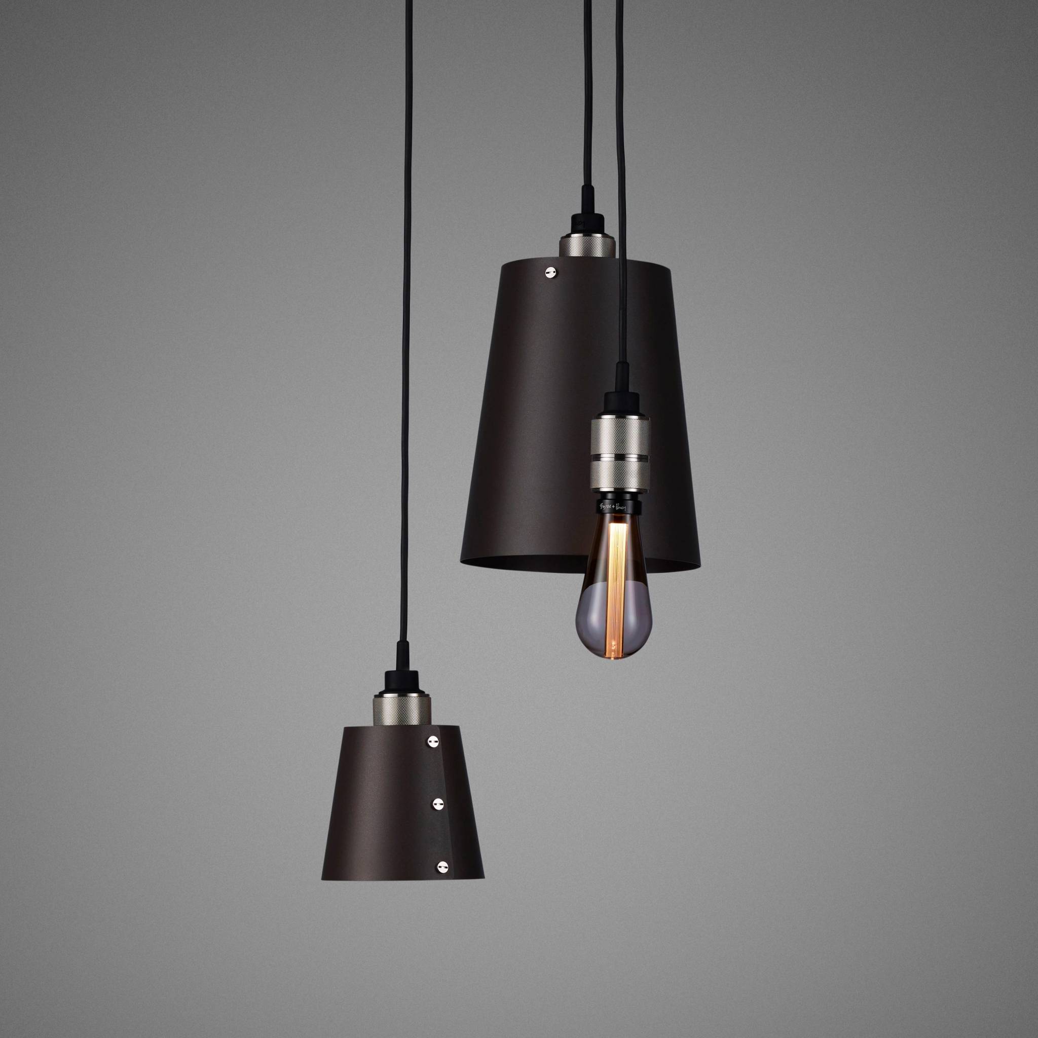 Buster + Punch Hooked 3.0 Mix Graphite with Steel pendants, 2.6m detail