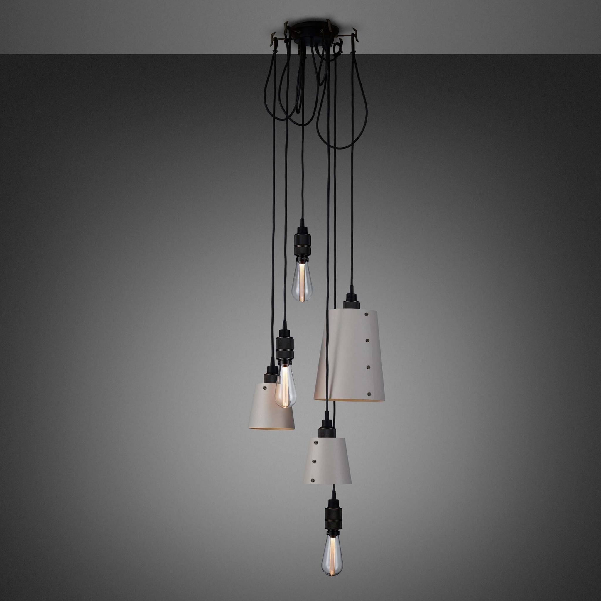Buster + Punch Hooked 6.0 Mix Stone with Smoked Bronze pendants, 2.6m cord