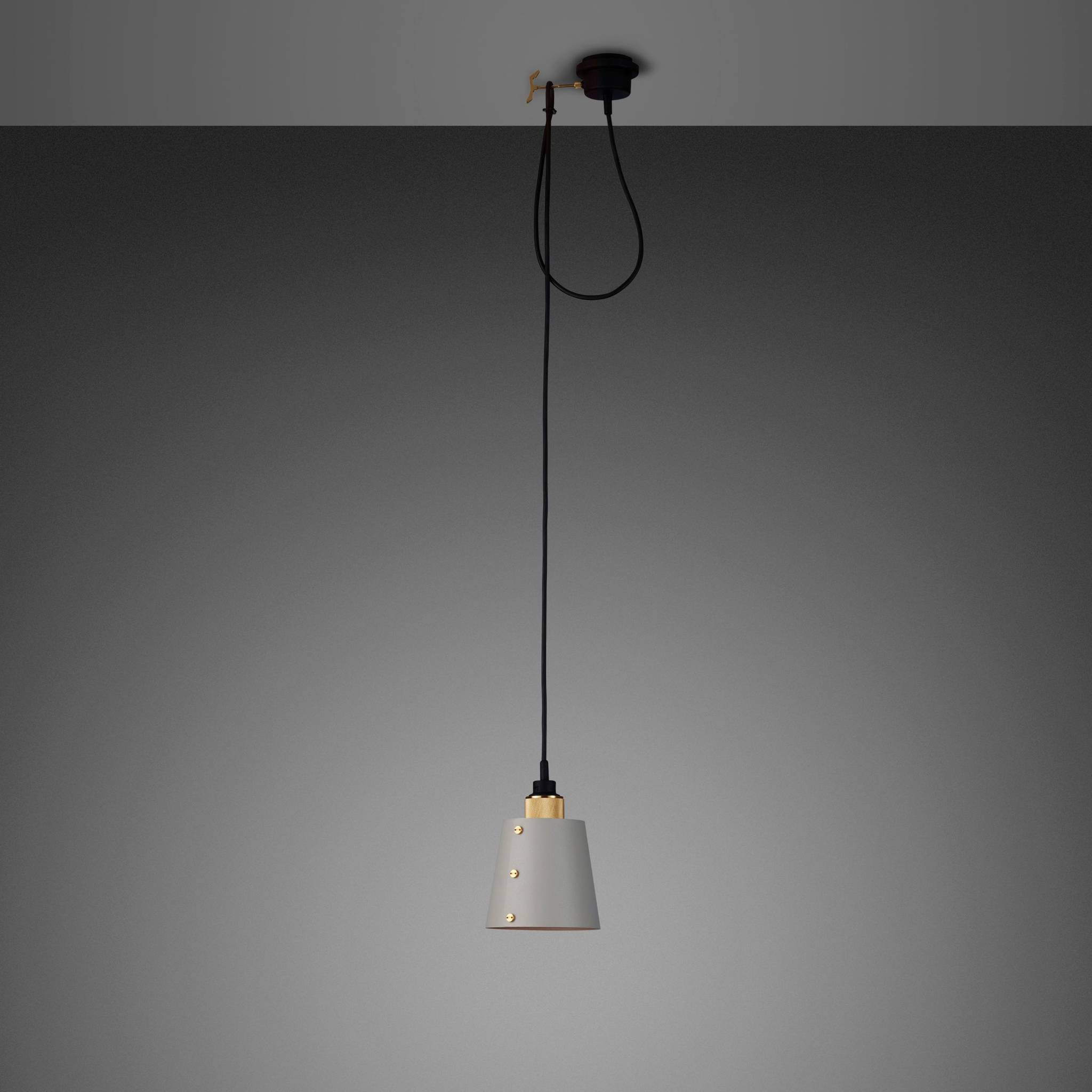 Buster + Punch Hooked 1.0 Small Stone pendant with Brass hardware