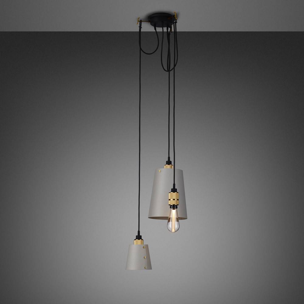 Buster + Punch Hooked 3.0 Mix Stone chandelier with Brass pendants