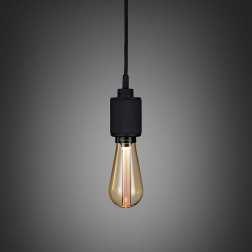 Buster + Punch Heavy Metal pendant, cross knurl, Black detail