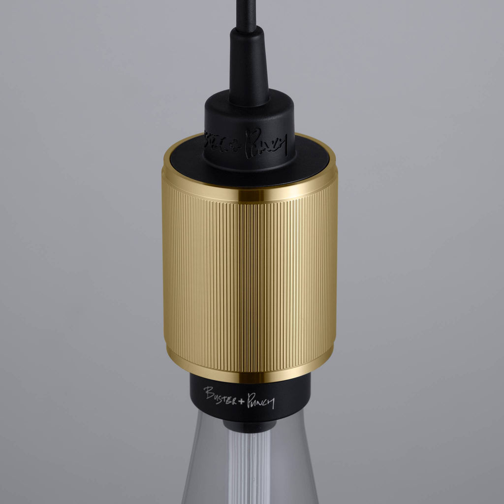 Buster + Punch Heavy Metal Linear pendant in Brass, detail