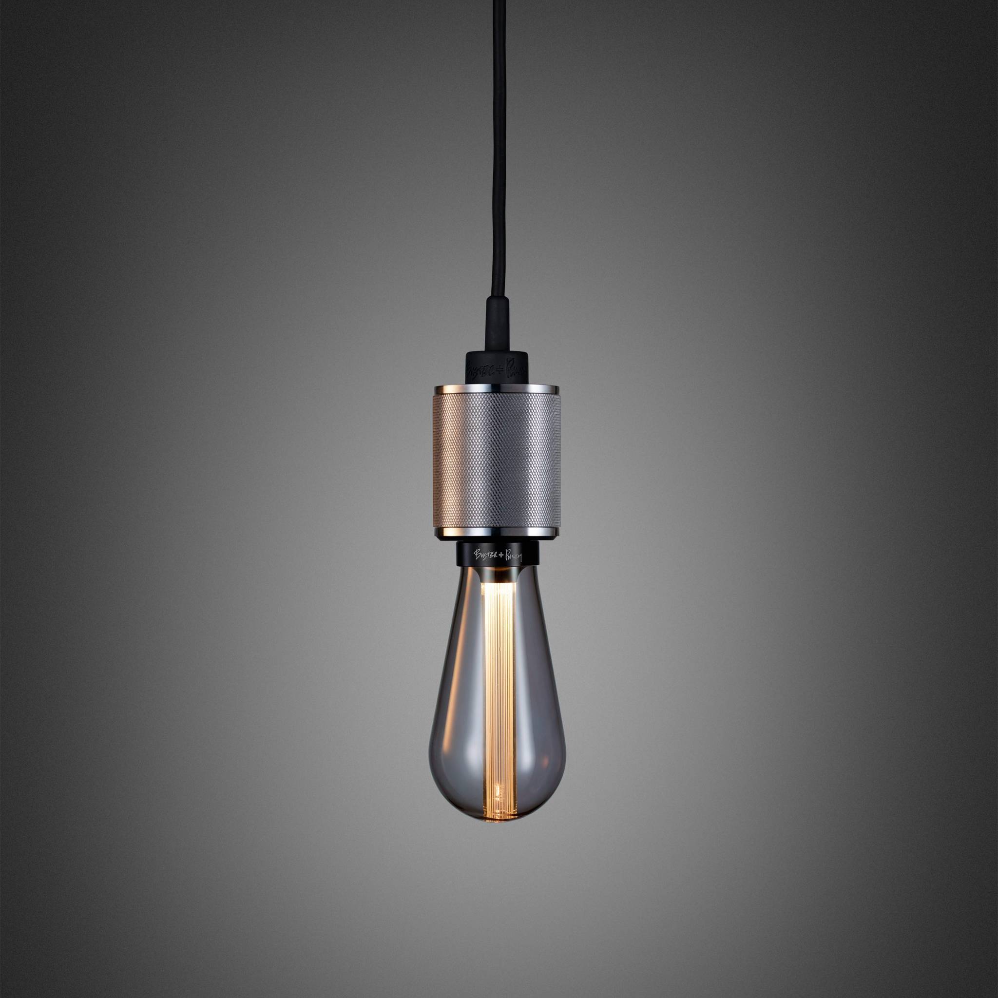 Buster + Punch Heavy Metal pendant, cross knurl, Steel detail