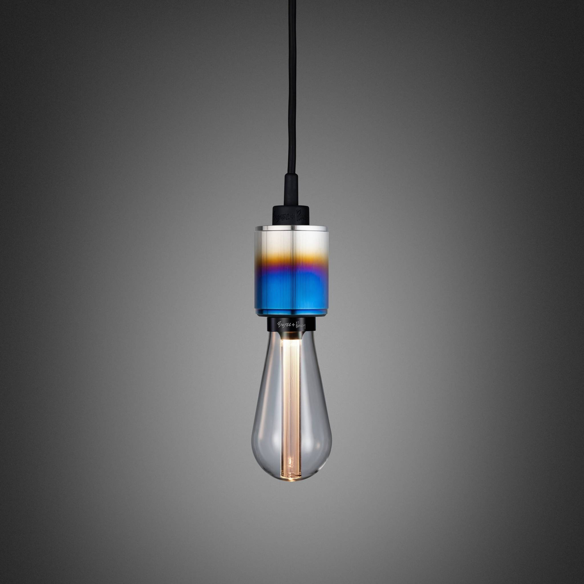 Buster + Punch Heavy Metal Linear pendant in Burnt Steel
