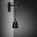 Buster + Punch Hooked Wall Light — Small, Graphite Shade