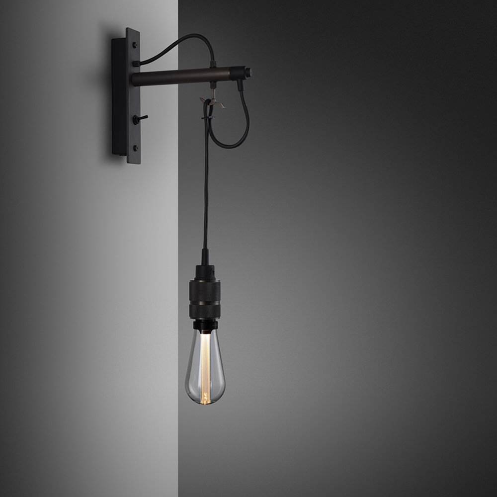 Buster + Punch Hooked Wall Light Nude Graphite Smoked Bronze luxury wall light by Araco Interiors