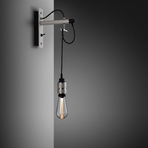 Buster + Punch Hooked Wall Light Nude Stone Steel luxury wall light by Araco Interiors