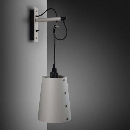 Buster + Punch Hooked Wall Light Large, Stone Cord Smoked Bronze luxury wall light by Araco Interiors