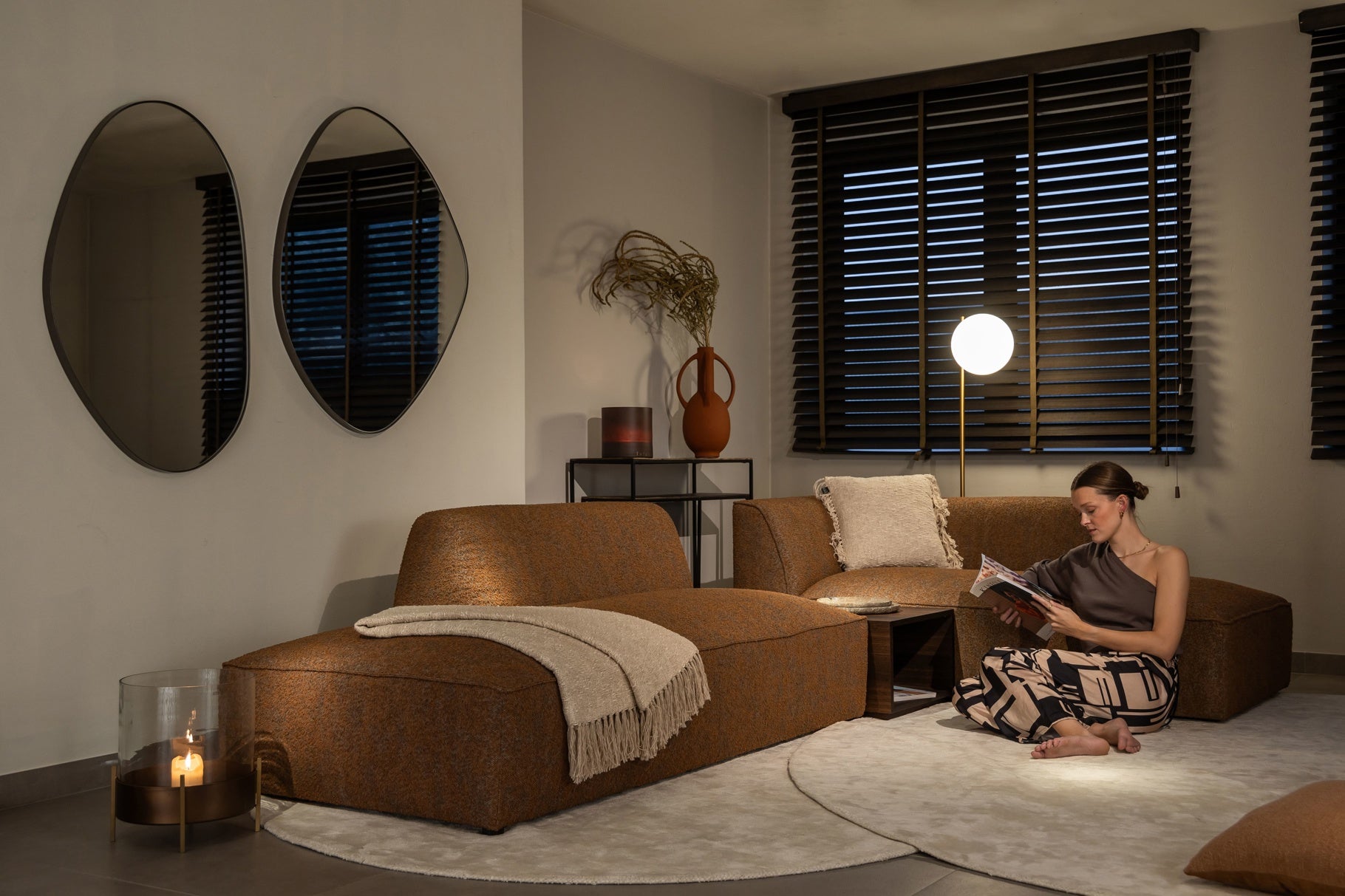 Dôme Deco SALVIA Cushion styled in a luxury interior | Araco Interiors