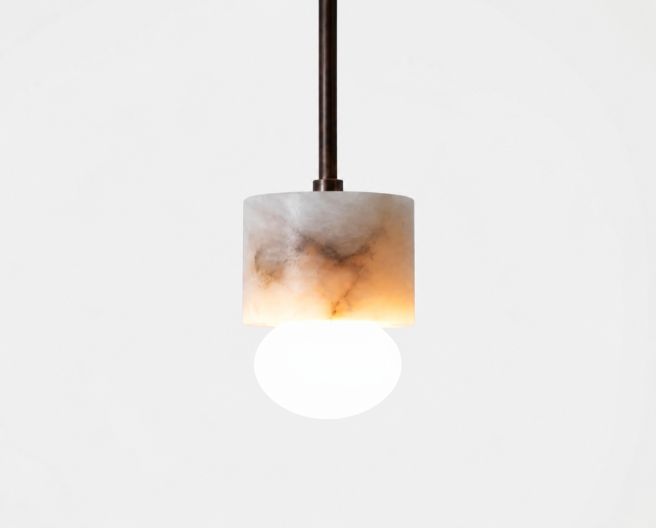 Araco Lumière Frozen Sora Alabaster LED Pendant Light