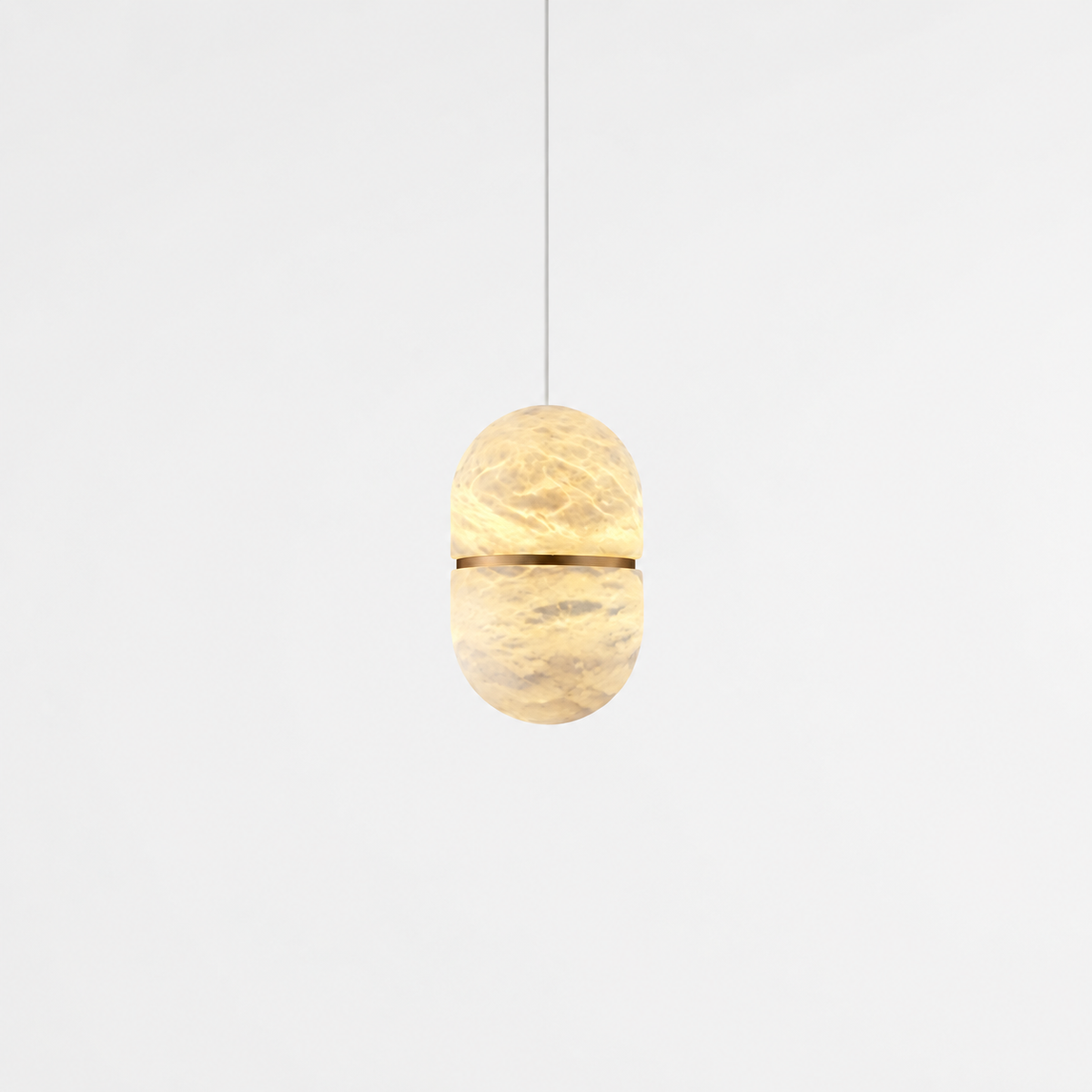 Araco Lumière Frozen Soven Alabaster Pendant Light