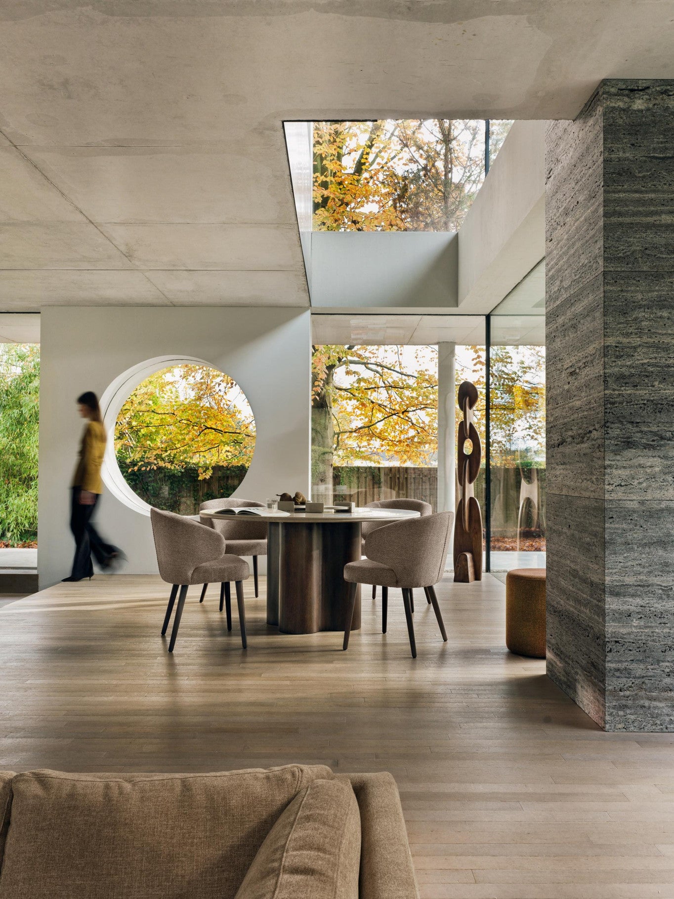 Dôme Deco ASELA Dining Table styled in a luxury dining room | Araco Interiors