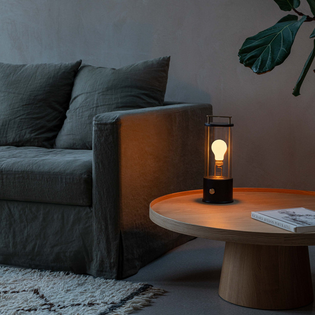 Tala The Muse 1.0 Portable Lamp in Hackles Black - Set of 2 in a styled interior setting
