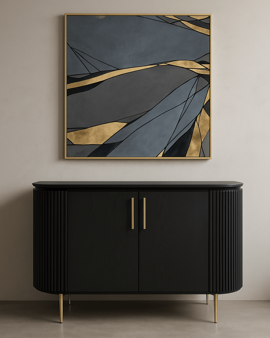 Tommy Franks Gold Spectrum wall art, alternate view