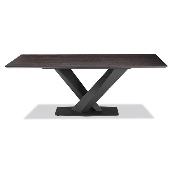 Tommy Franks Campo dark oak dining table, alternate view