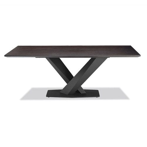 Tommy Franks Campo dark oak dining table, alternate view