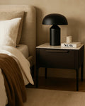 Palmetto - Bedside Table/Nightstand - Grey Wash Oak