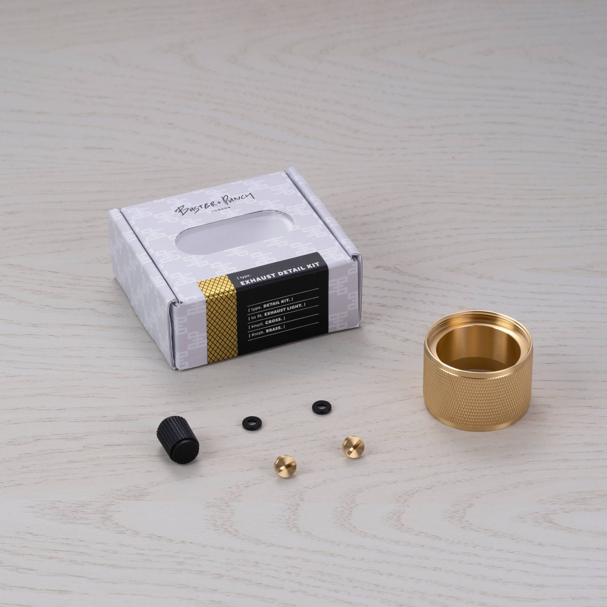 Buster + Punch Exhaust Cross Detail Kit in Brass