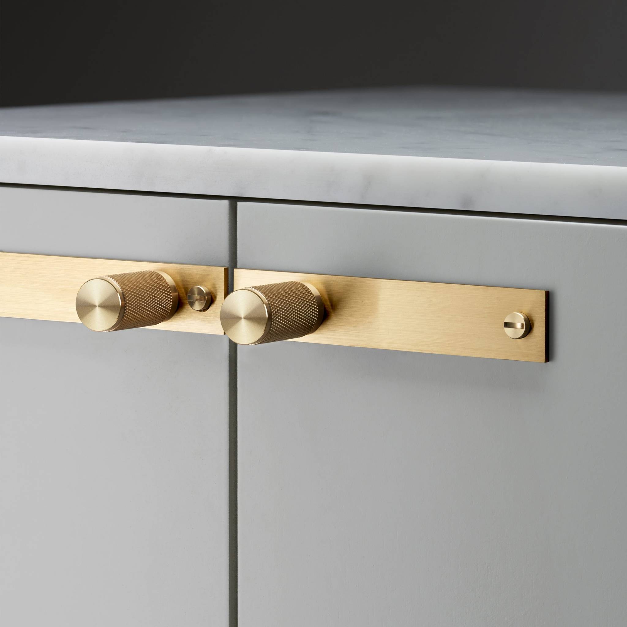 Buster + Punch Furniture Knob Plate Cross