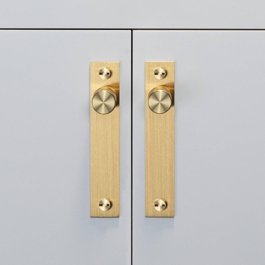 Buster + Punch Furniture Knob Plate Cross, detail