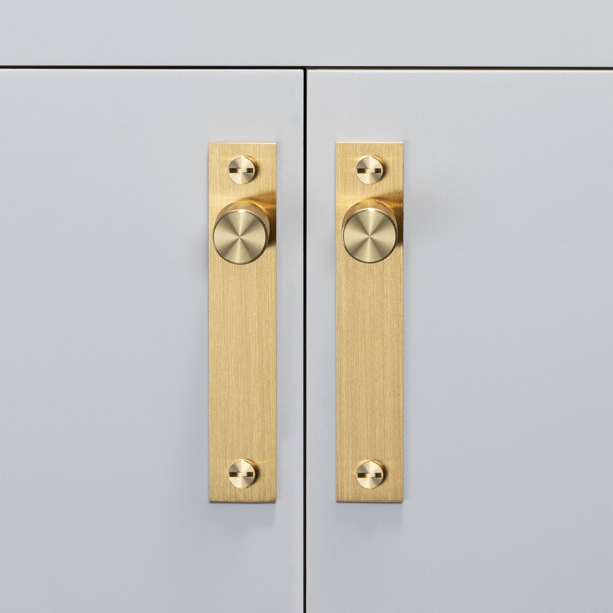 Buster + Punch Furniture Knob Plate Cross, detail
