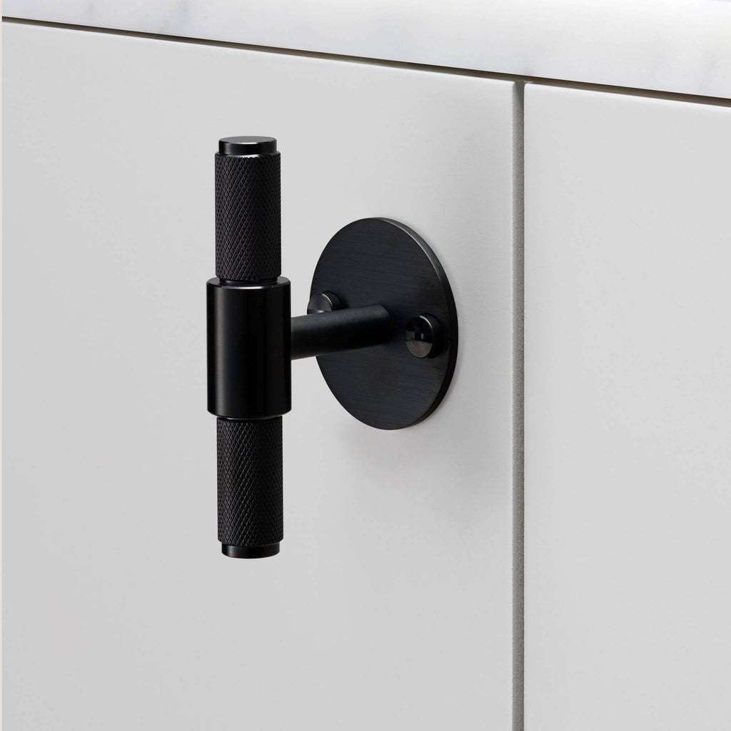 Buster + Punch T-Bar Plate Cross cabinet handle