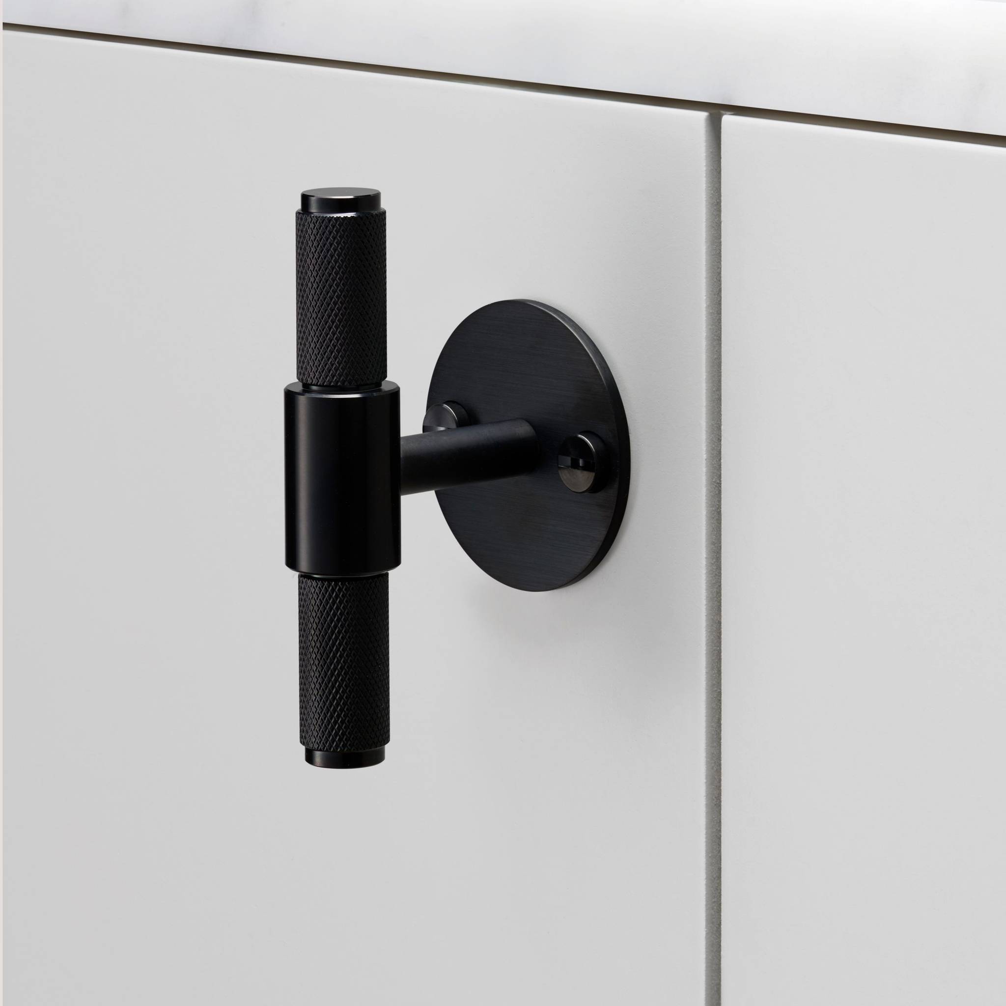 Buster + Punch T-Bar Plate Cross cabinet handle