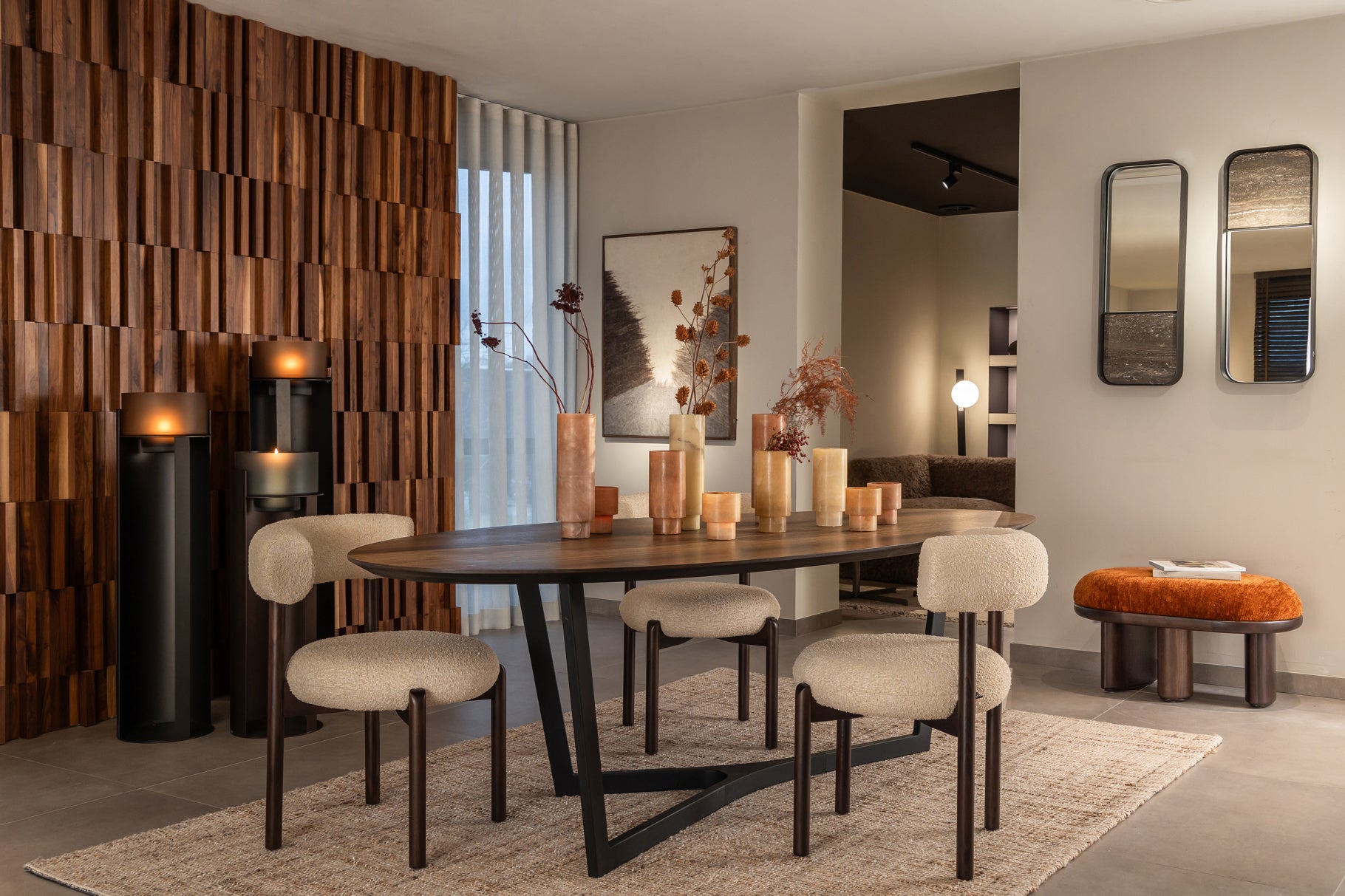 Dôme Deco VOLGA Carpet styled in a luxury interior | Araco Interiors